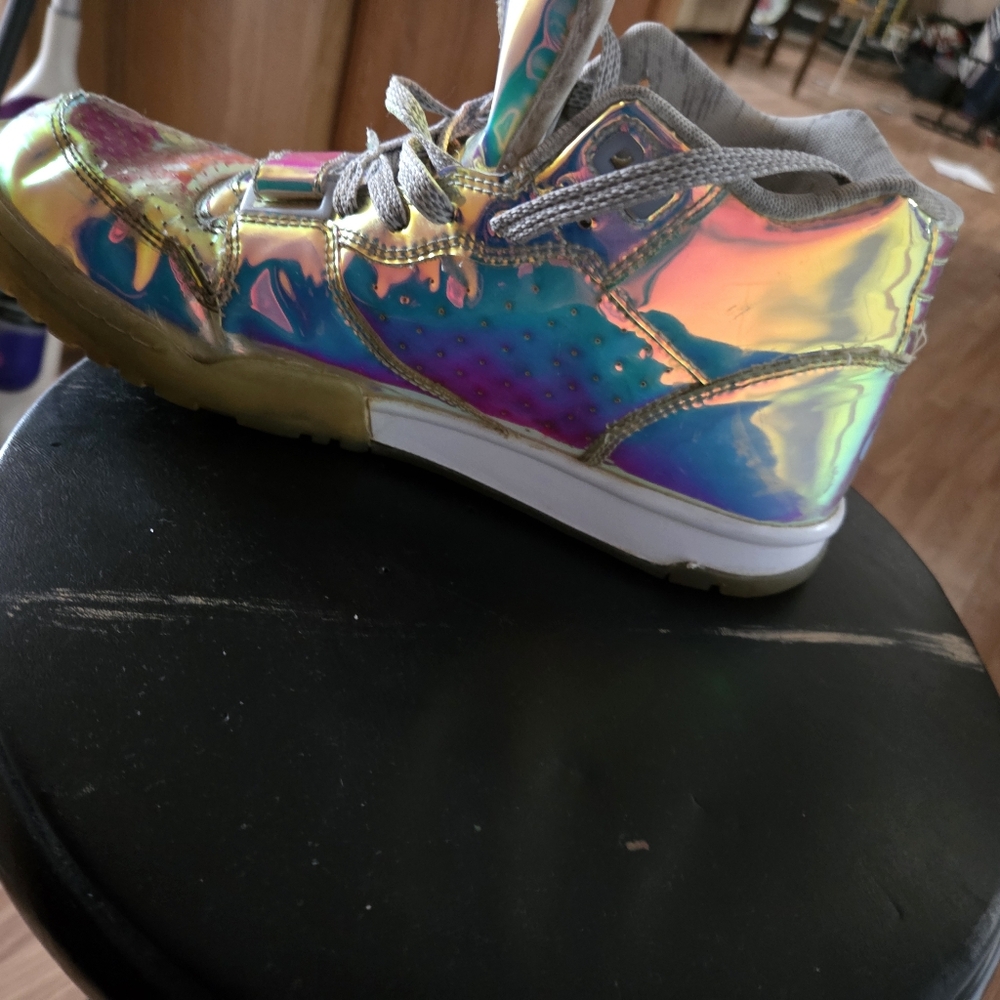 Nike Kids Holographic Sneakers - Picture 7 of 10
